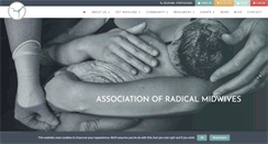 Desktop Screenshot of midwifery.org.uk
