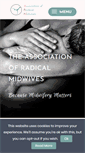 Mobile Screenshot of midwifery.org.uk