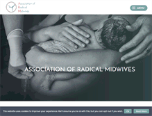 Tablet Screenshot of midwifery.org.uk